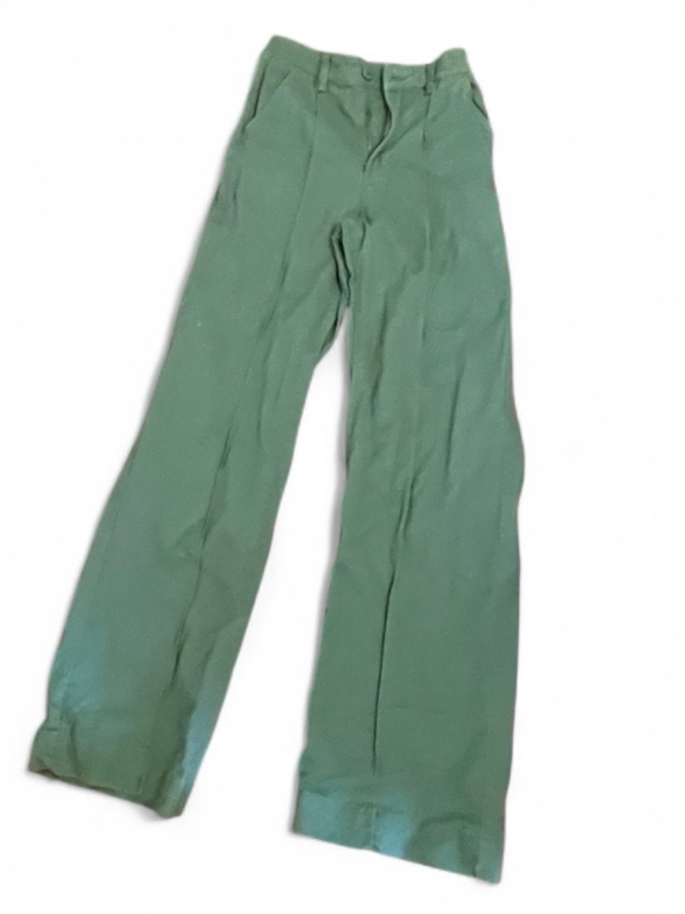 Cotton On Olive Green High-Rise Wide Leg Pants